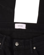 Snap Button Hem Jeans