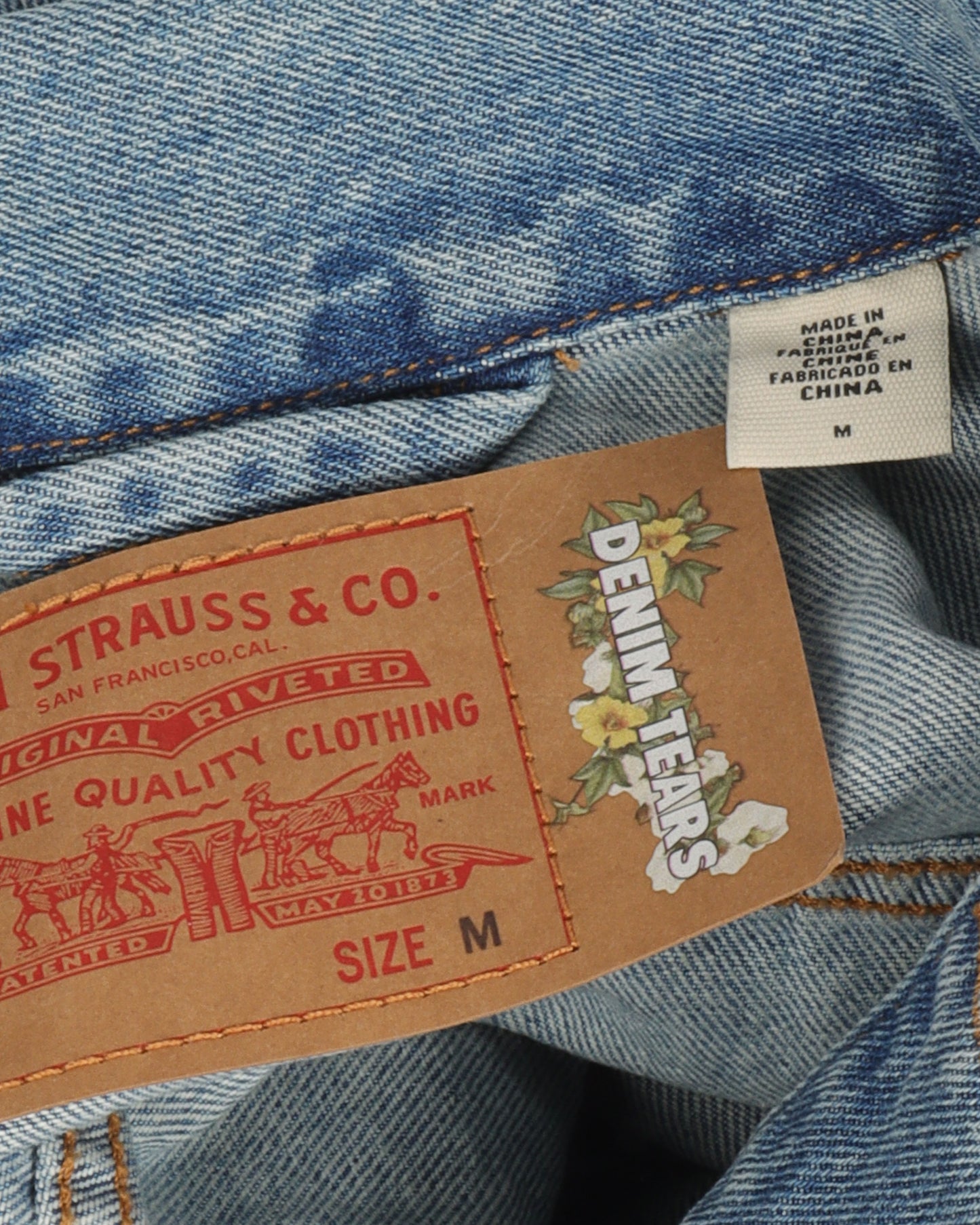 Levi's Cotton Wreath Denim Jacket