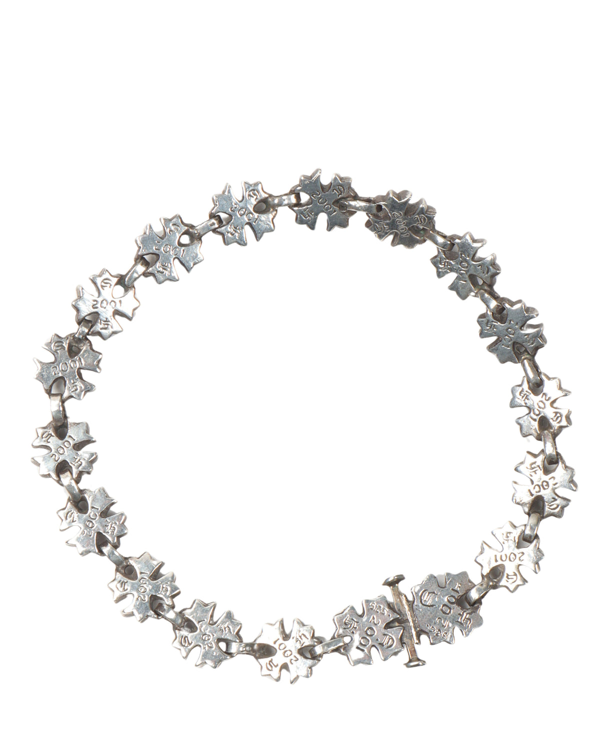 Tiny Plus Cross Diamond Bracelet