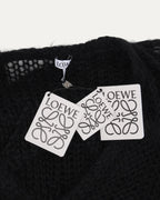 Mohair Blend Anagram Cardigan Sweater