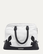 Filigree Cross Embellished Slouchy Mo Bag