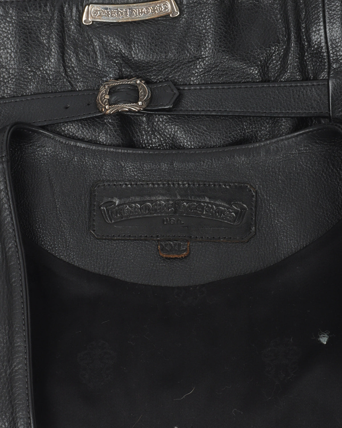 Leather Vest with Hardware