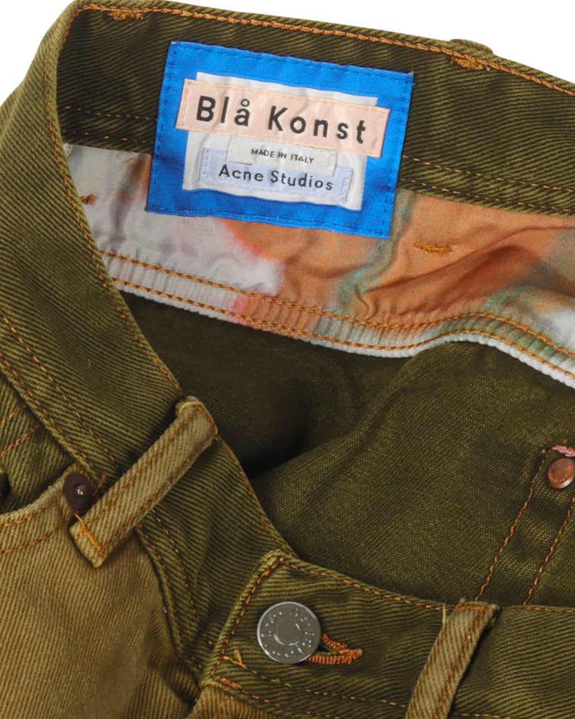 Bla Konst Sun Faded Denim Shorts