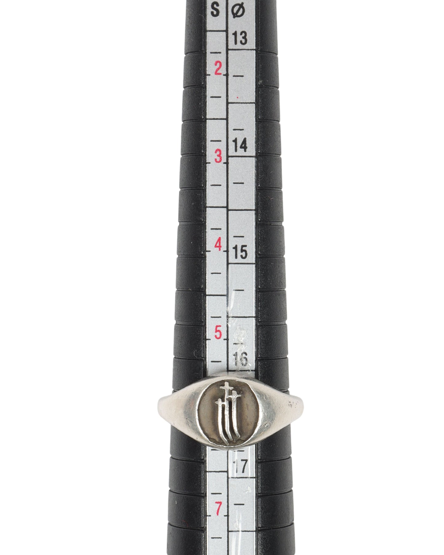Triple Cross Signet Ring