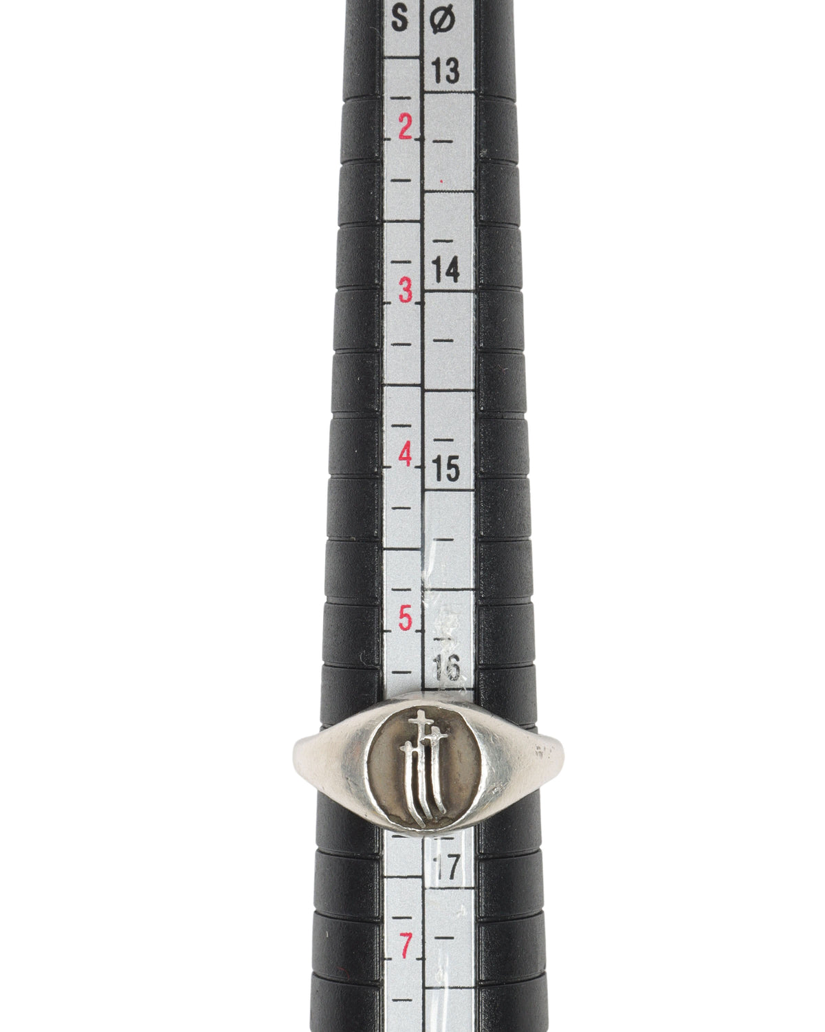 Triple Cross Signet Ring