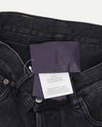 Plaque Embellished Jean Shorts