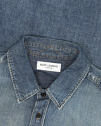Denim Military Patch Shirt