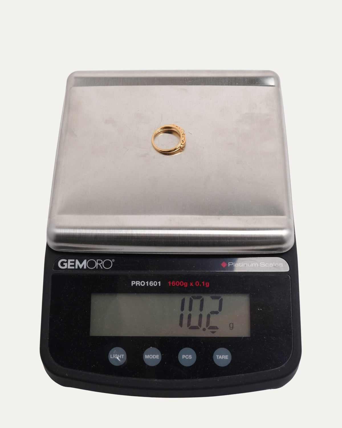 Gold and Diamond Mini Floral Cross Ring
