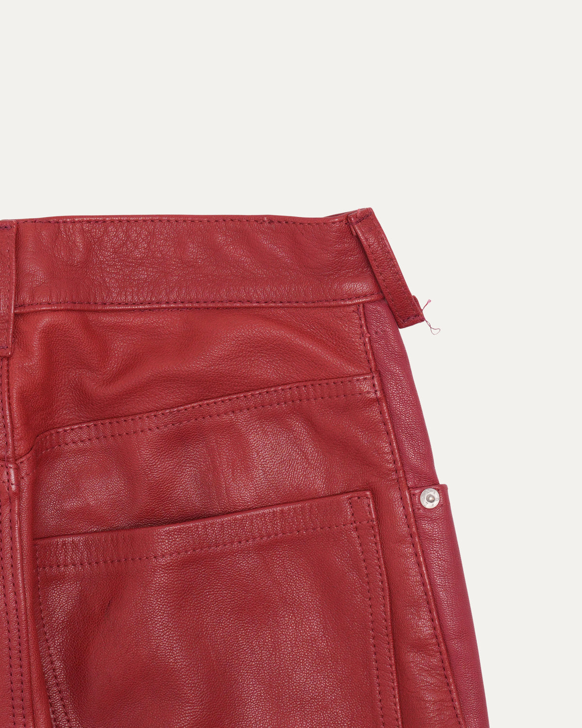 Leather Flare Pants