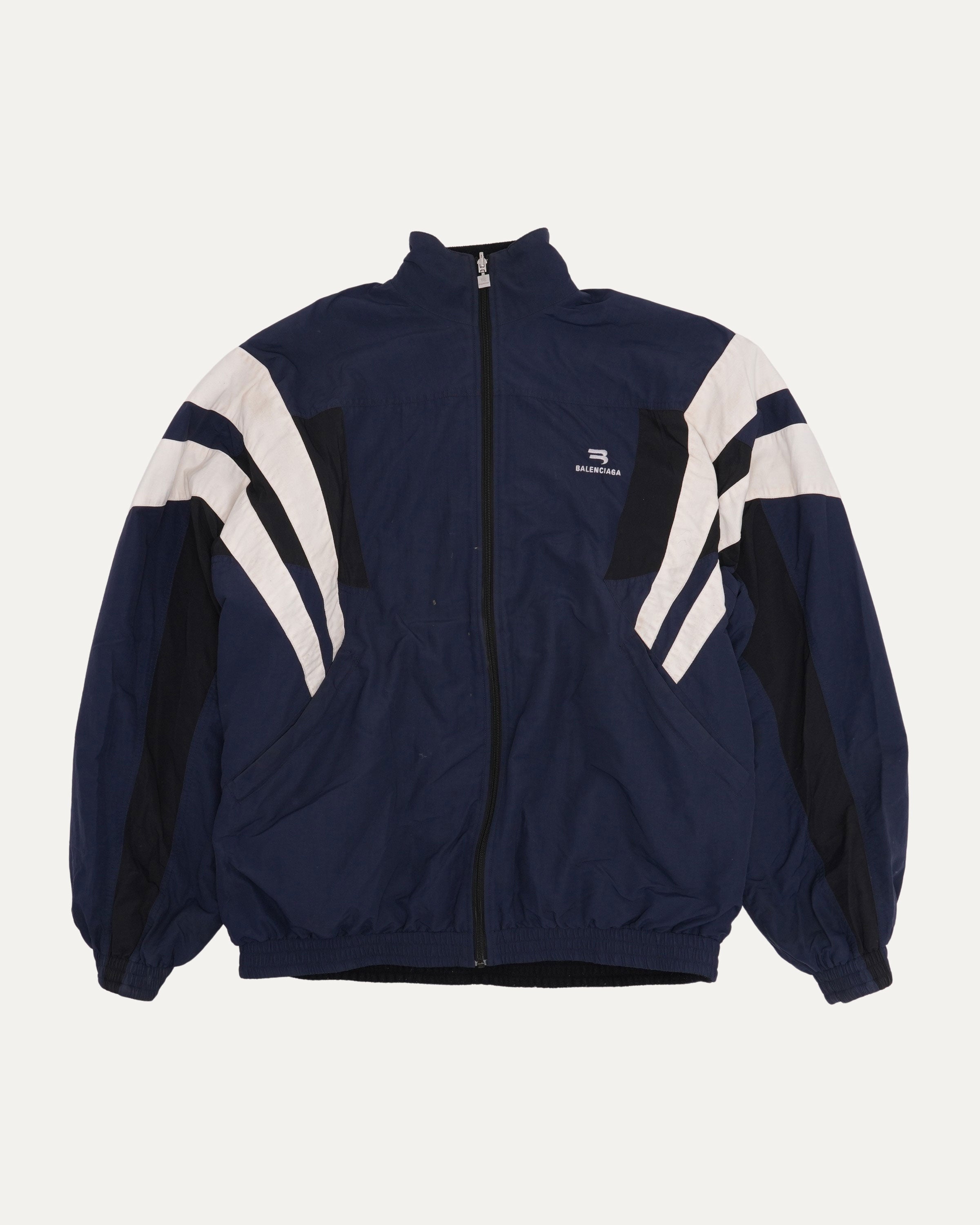 BALENCIAGA/リバーシブルスタジャン Balenciaga Reversible Nylon Fleece Track Jacket – Justin Reed