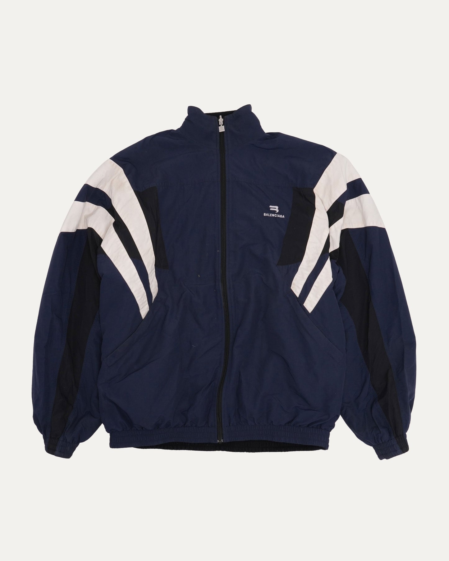 Reversible Nylon Fleece Track Jacket