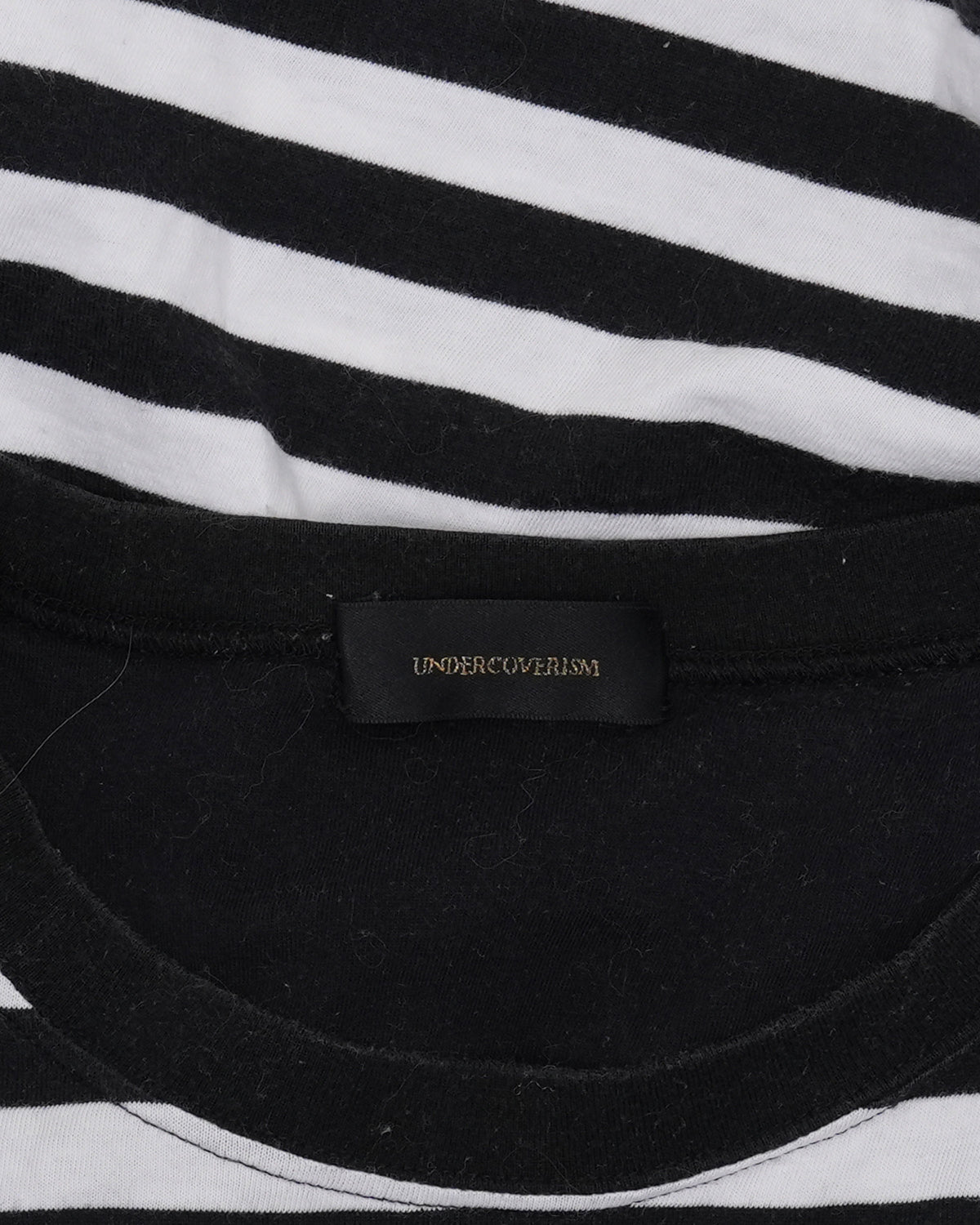 Striped Zipper Detail Pocket T-Shirt