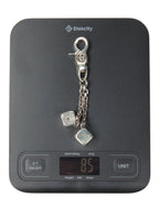 Silver Dice Keychain Clip