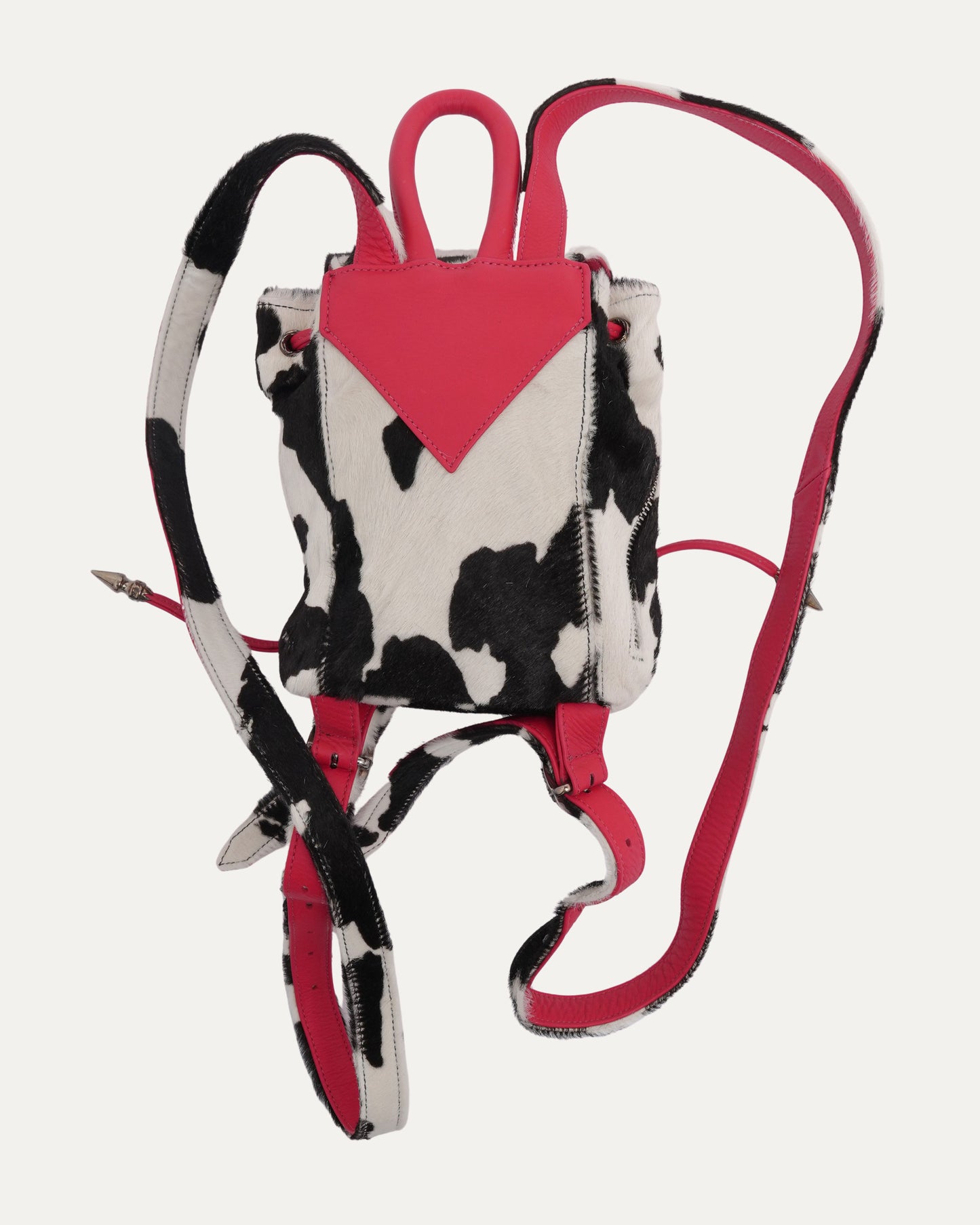 Mini Cow Print Backpack