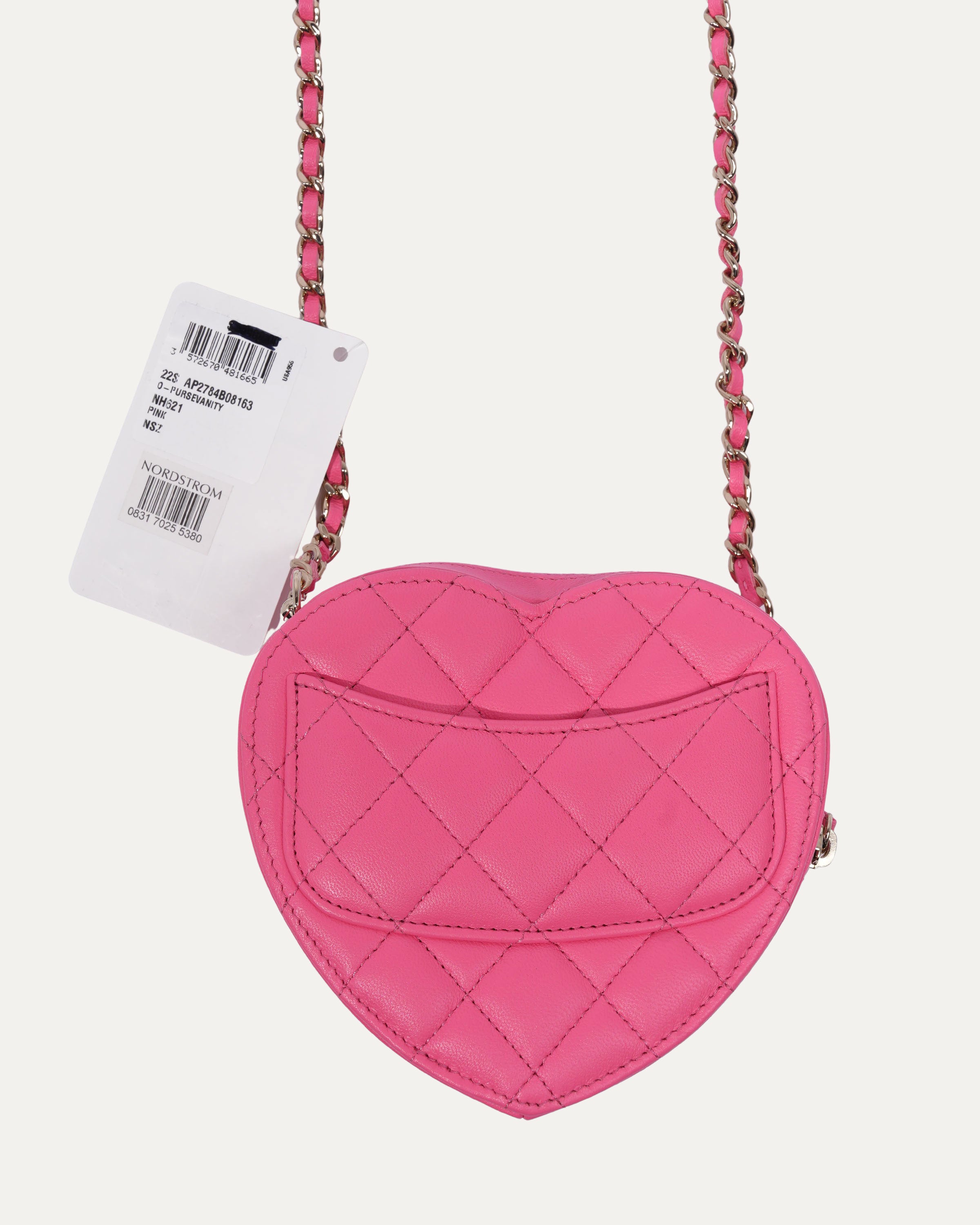 Mini Quilted CC In Love Heart Bag