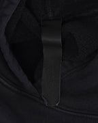 Embroidered Vertical Logo Hoodie