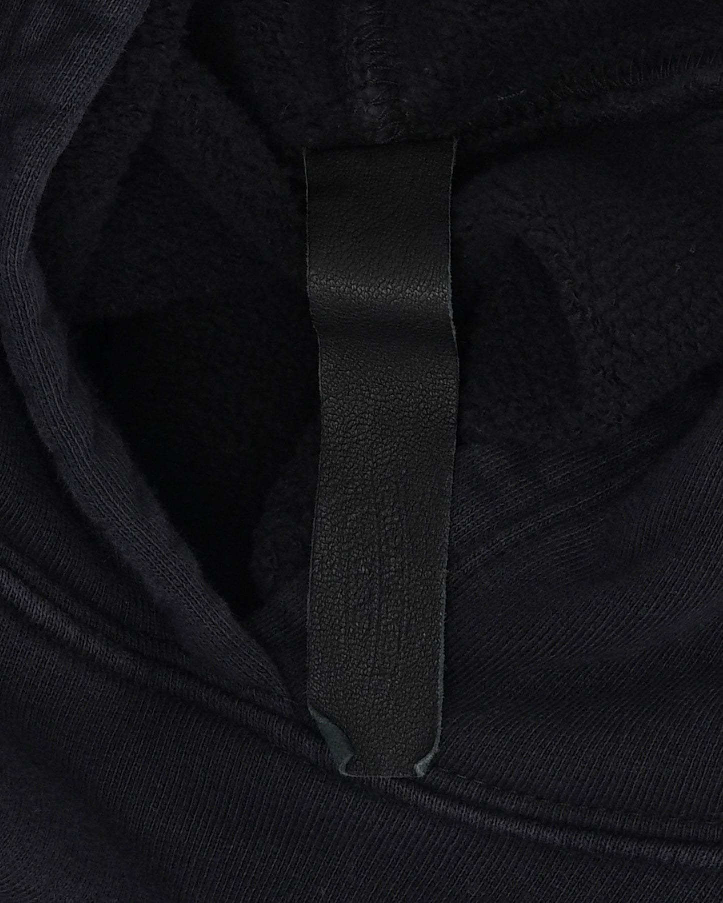 Embroidered Vertical Logo Hoodie
