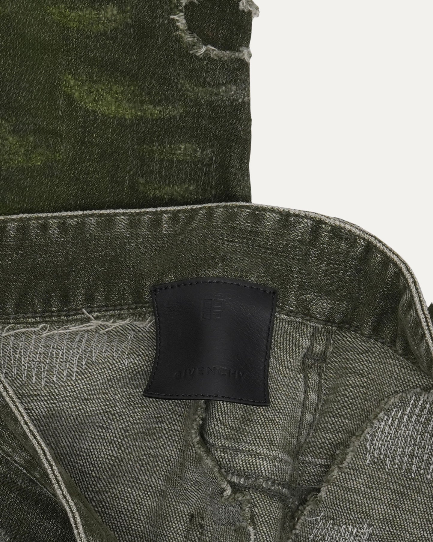 Gradient Repaired Jeans