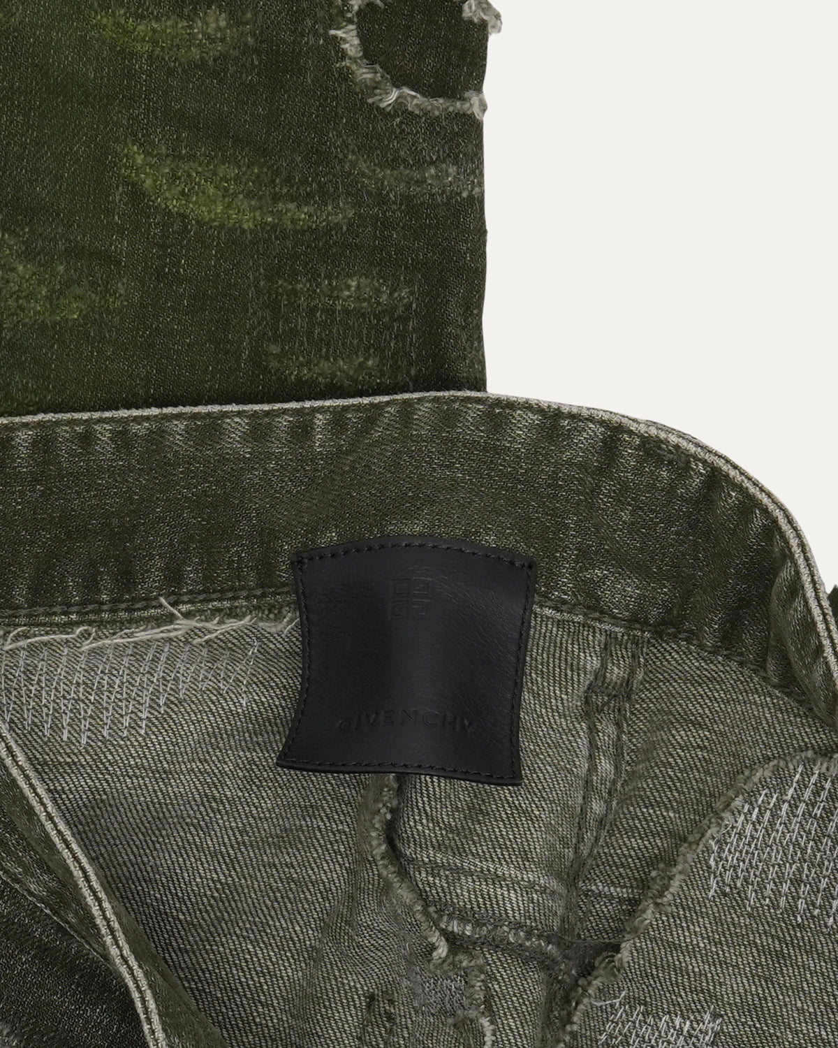 Gradient Repaired Jeans