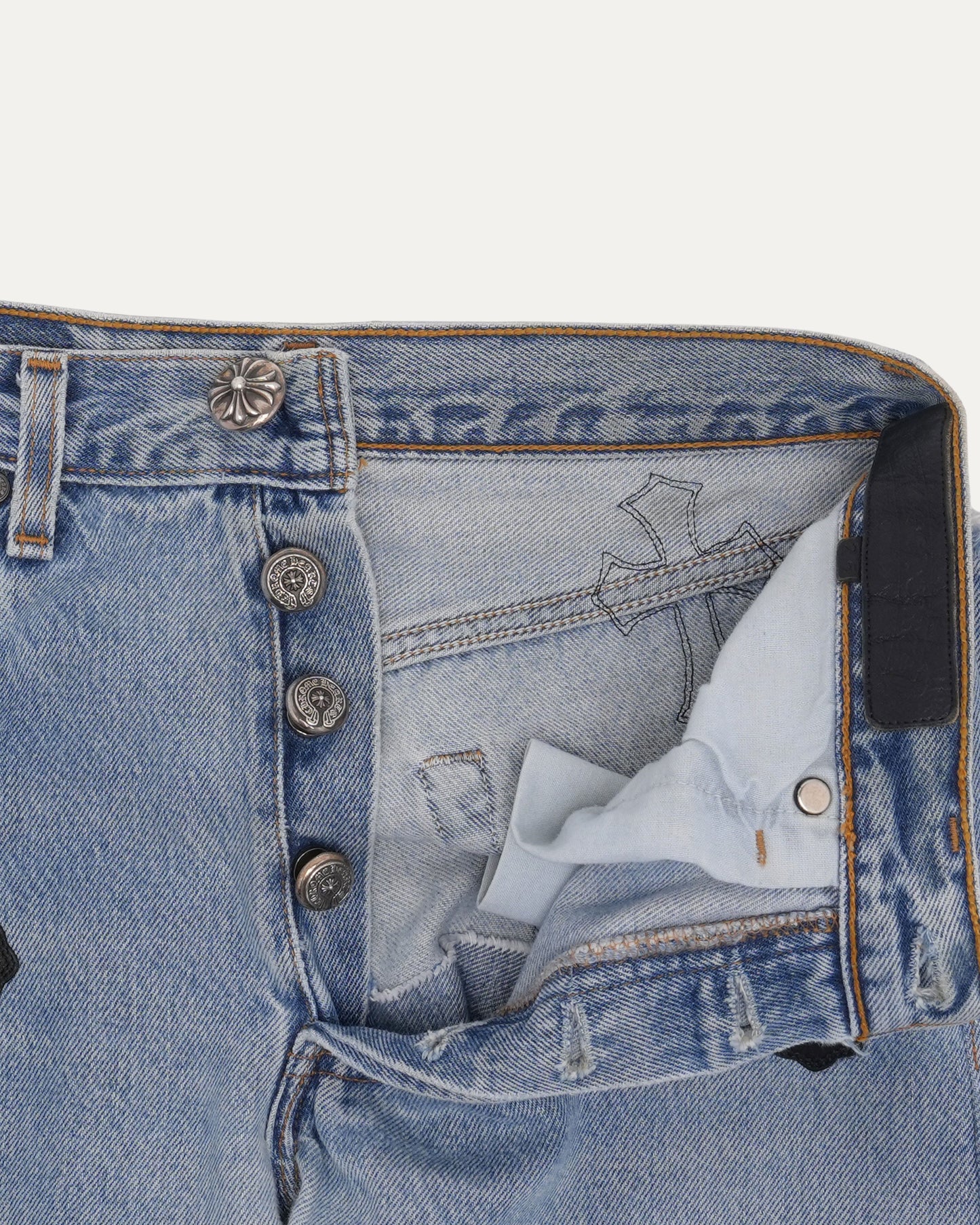 Levi's 501 Flare Cross Patch Jeans