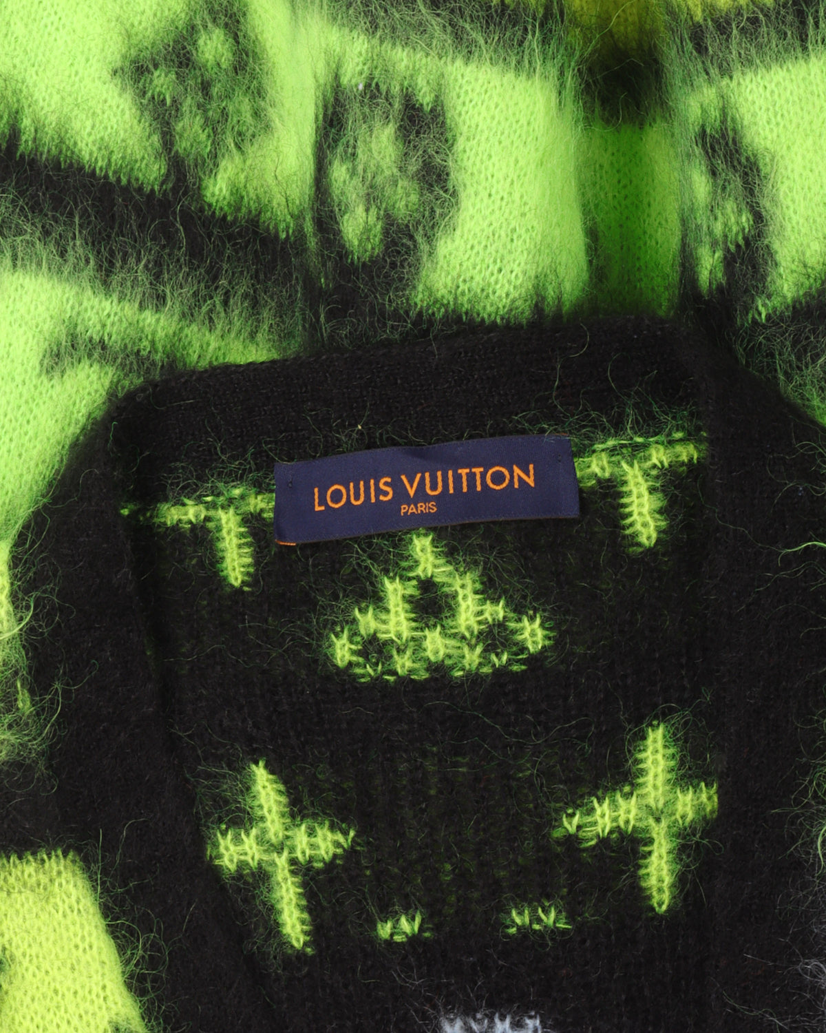 Mohair Monogram Cardigan