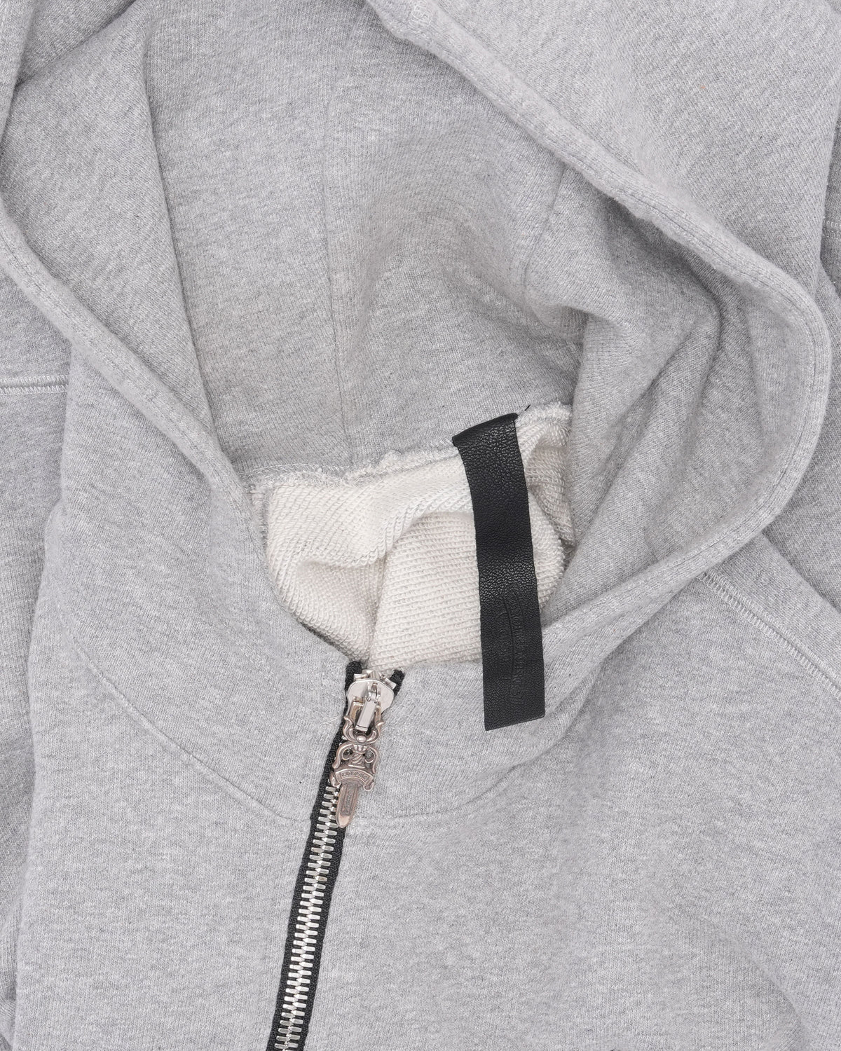 Plus Cross Patch Zip Up Hoodie