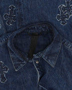 Denim Cross Patch Shirt