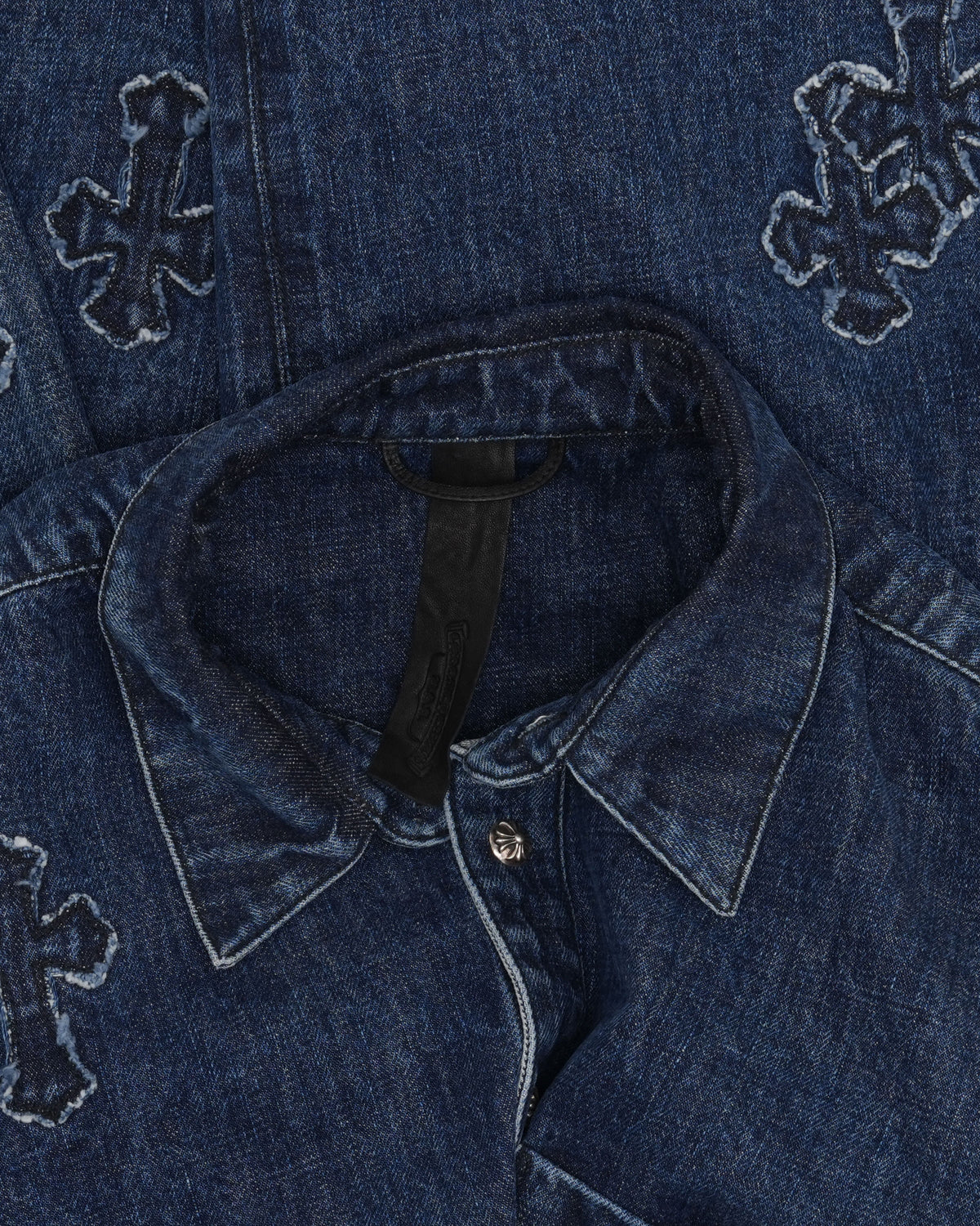 Denim Cross Patch Shirt