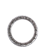 Silver & Blue Sapphire Band Ring