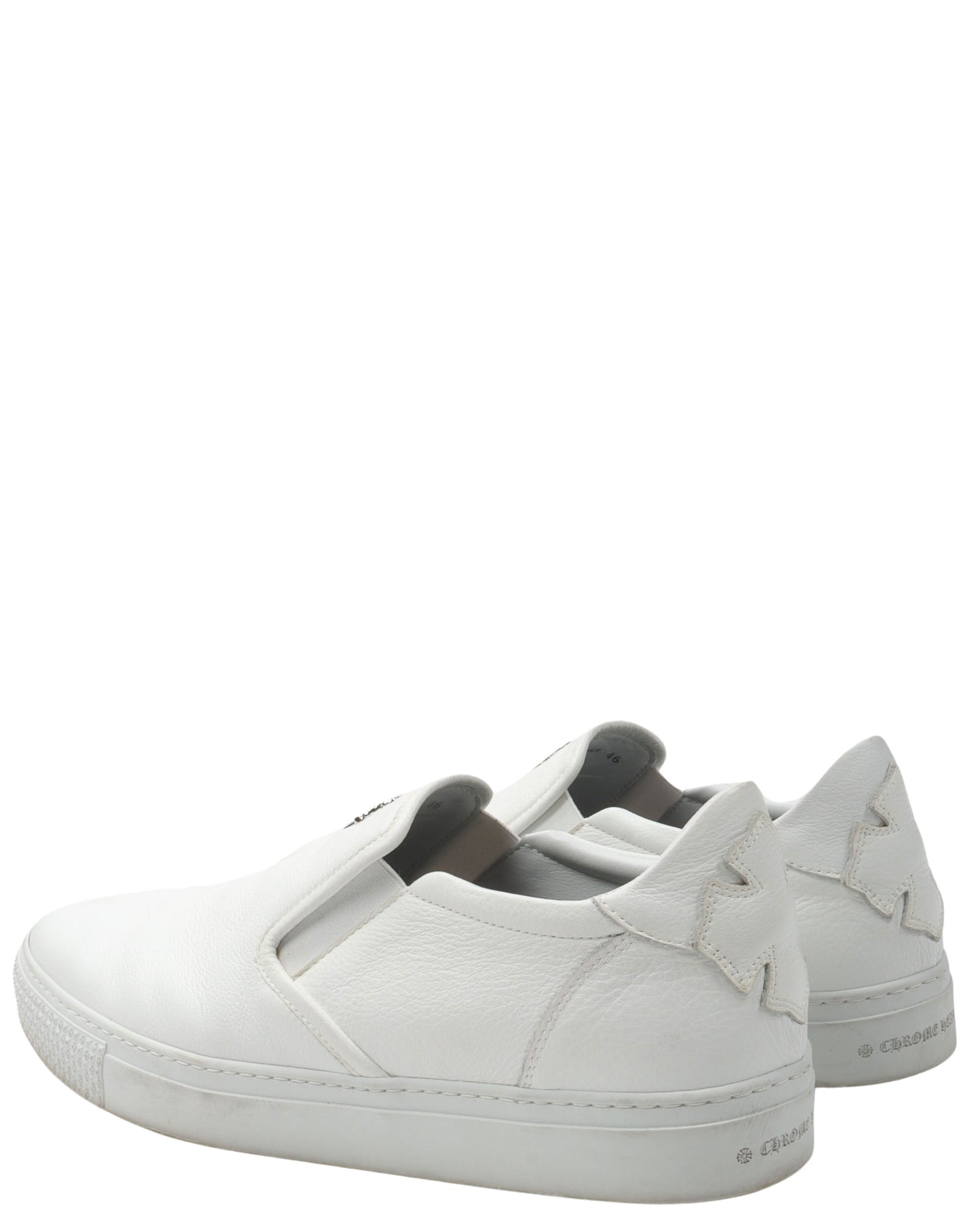 Dagger Embellished Slip-On Leather Sneaker