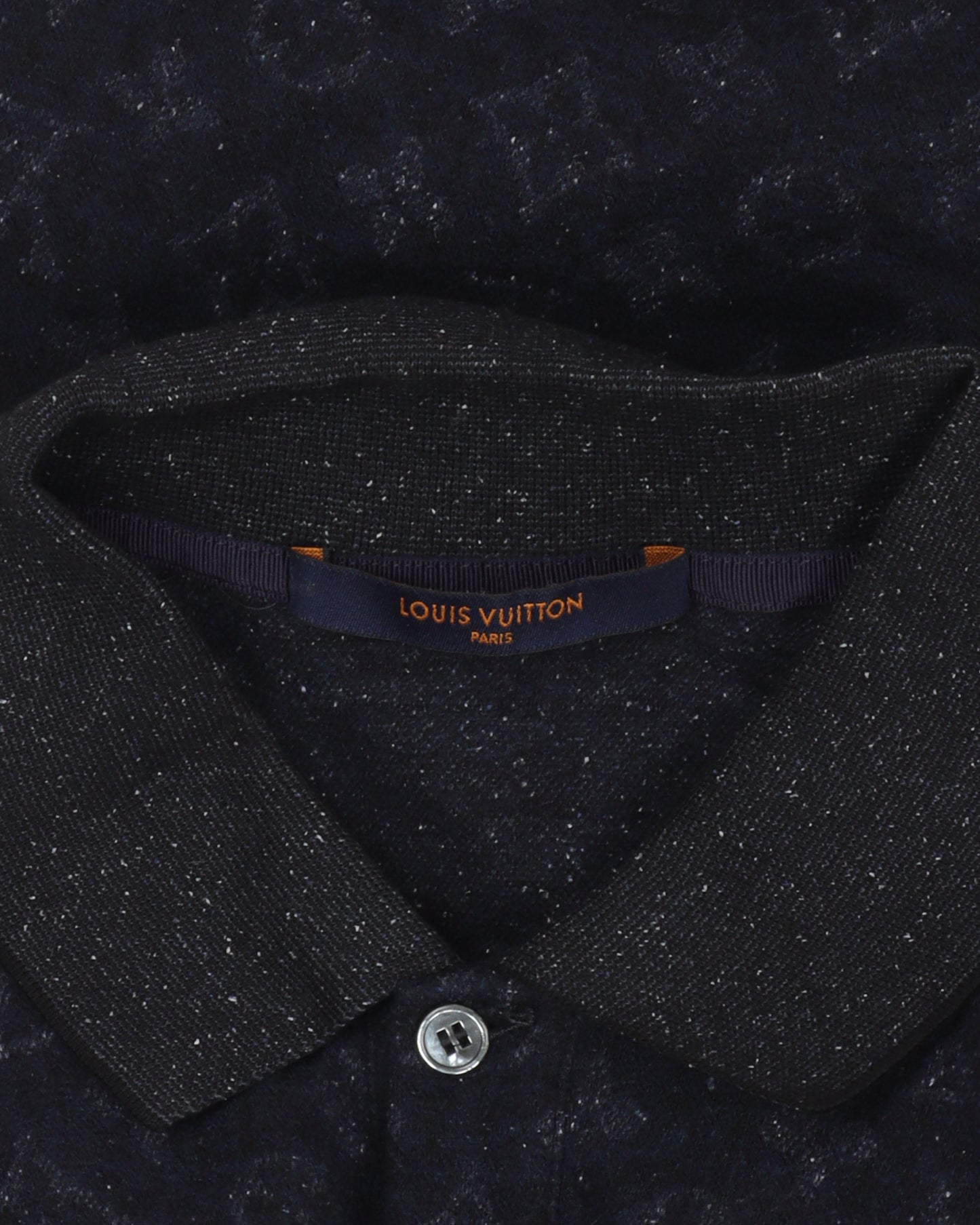 Monogram Knit Polo Shirt