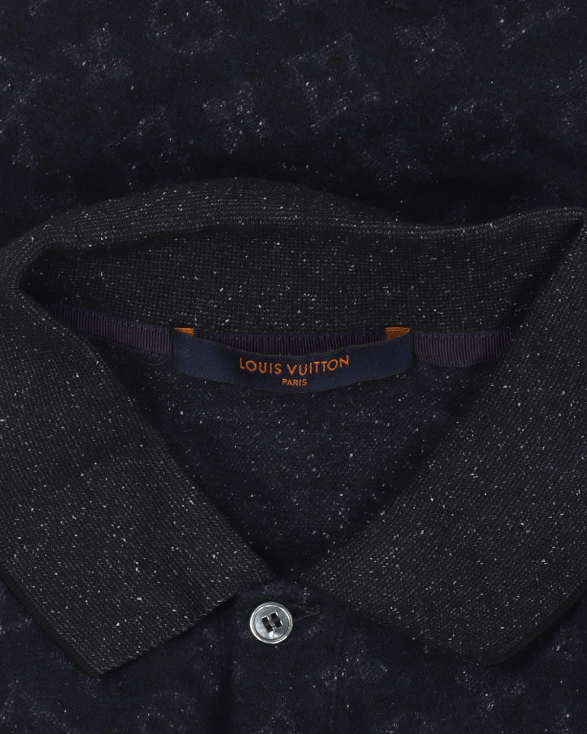 Monogram Knit Polo Shirt