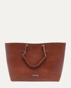 Chain Handle Tote Bag