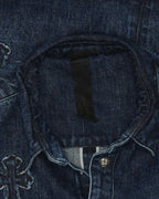 Denim Cross Patch Shirt