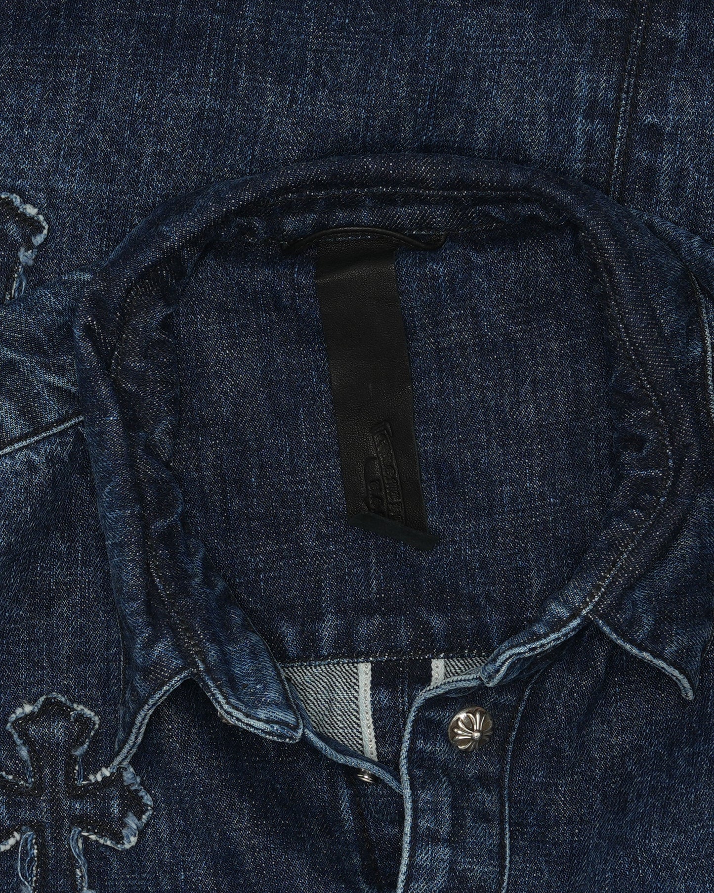 Denim Cross Patch Shirt