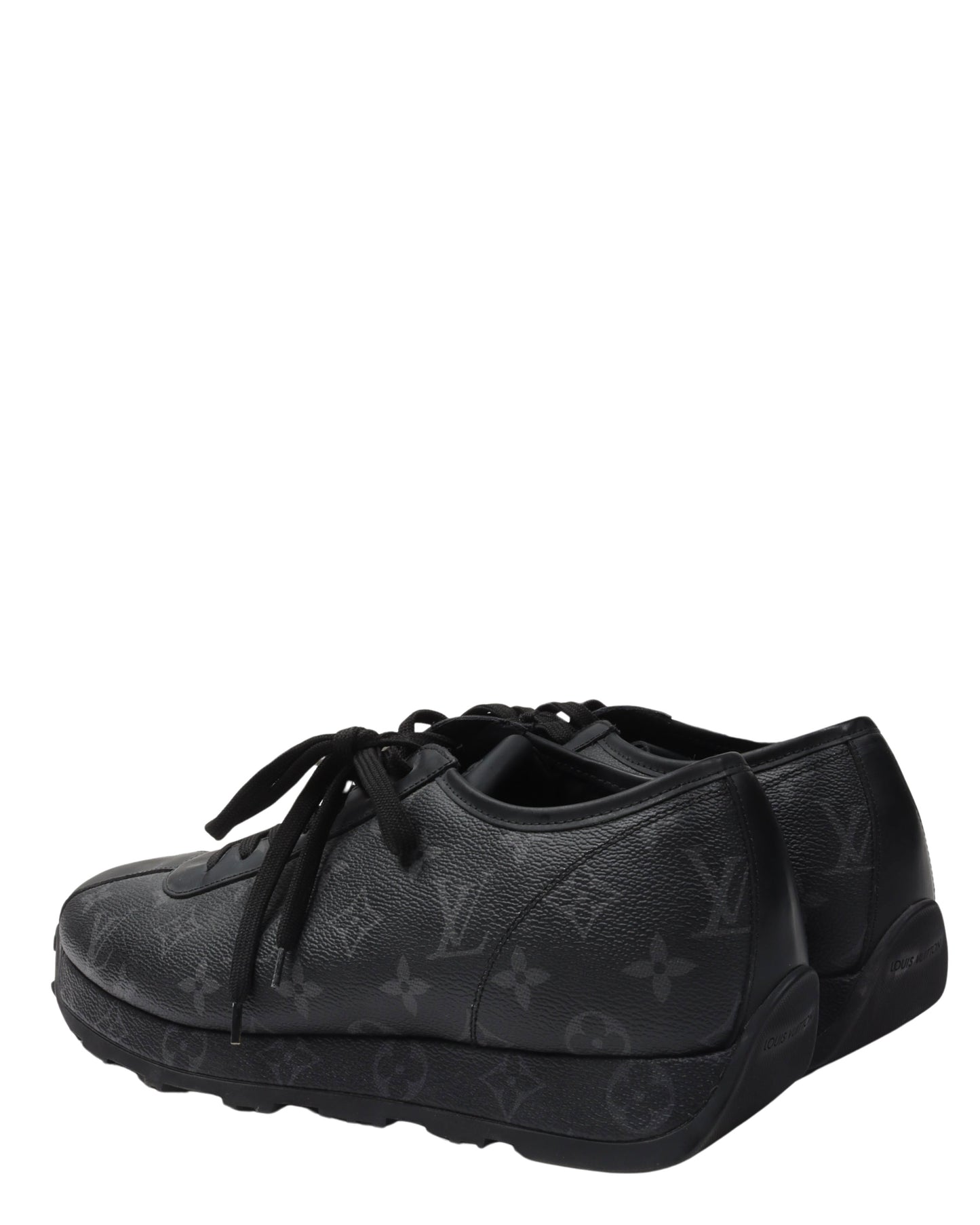 Leather Monogram Trainer