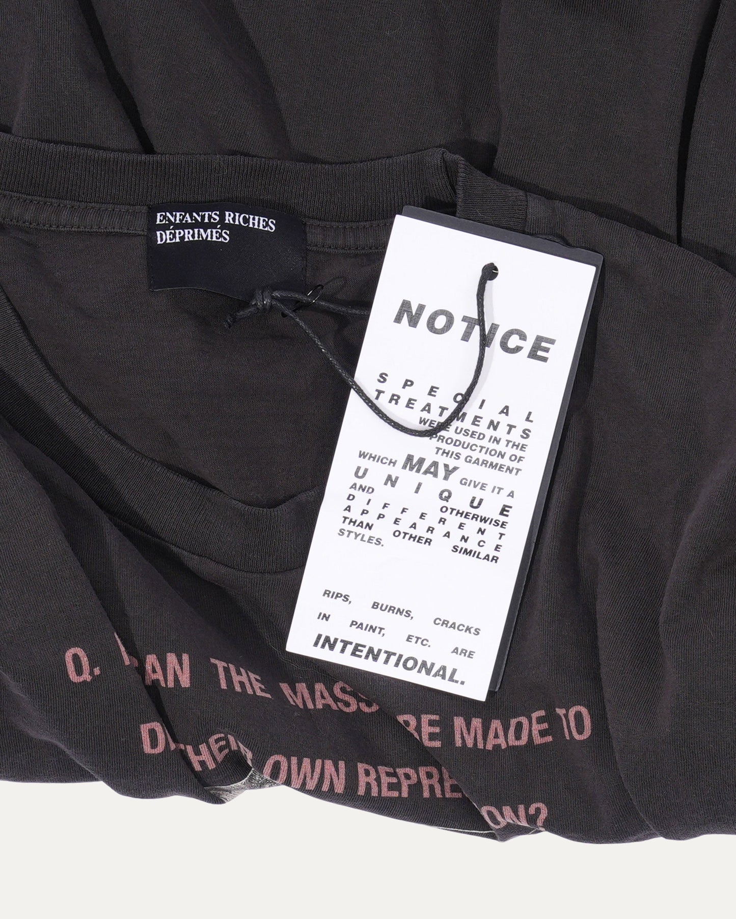 Maxfield Exclusive Ideology Materialised Long Sleeve T-Shirt