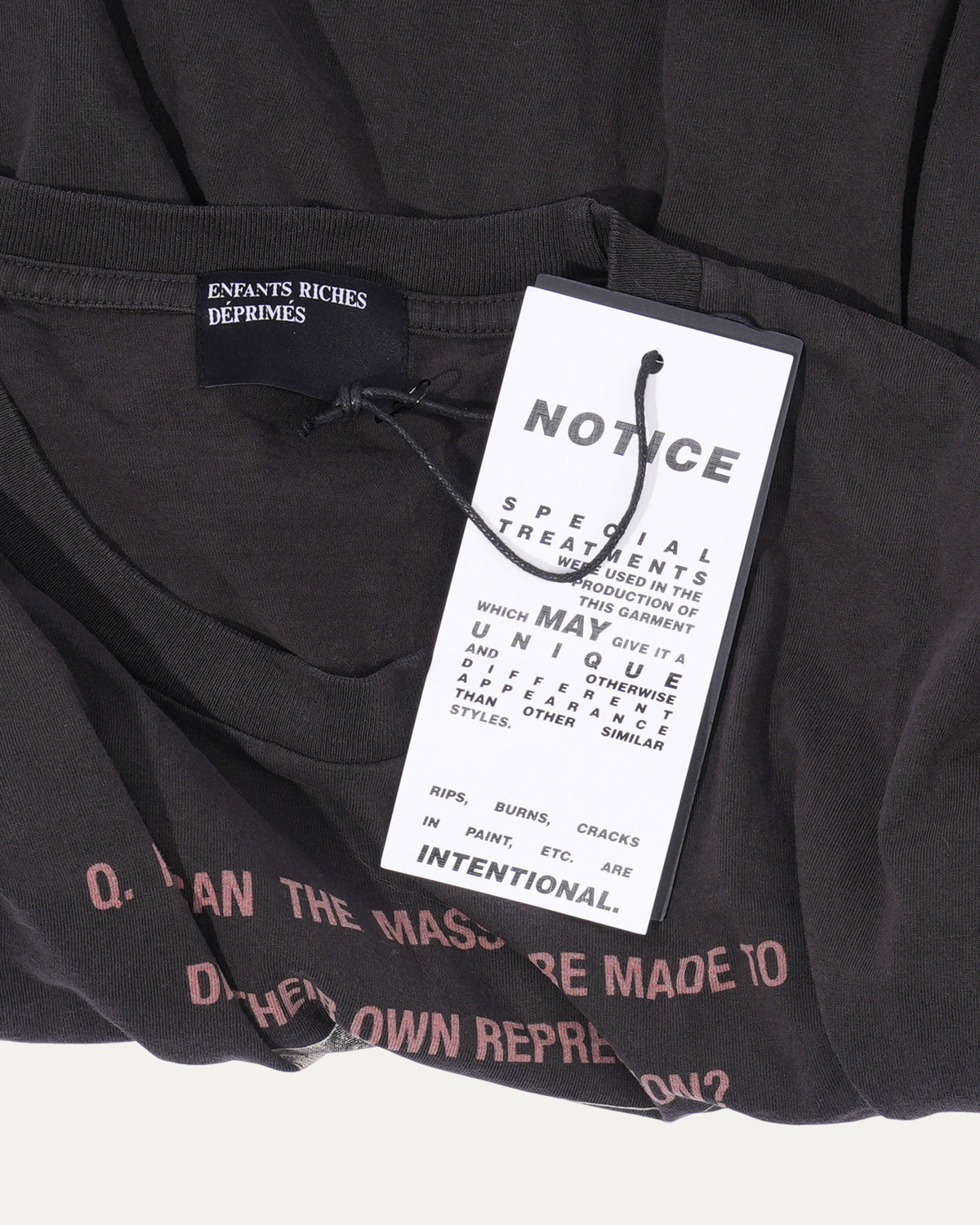 Maxfield Exclusive Ideology Materialised Long Sleeve T-Shirt