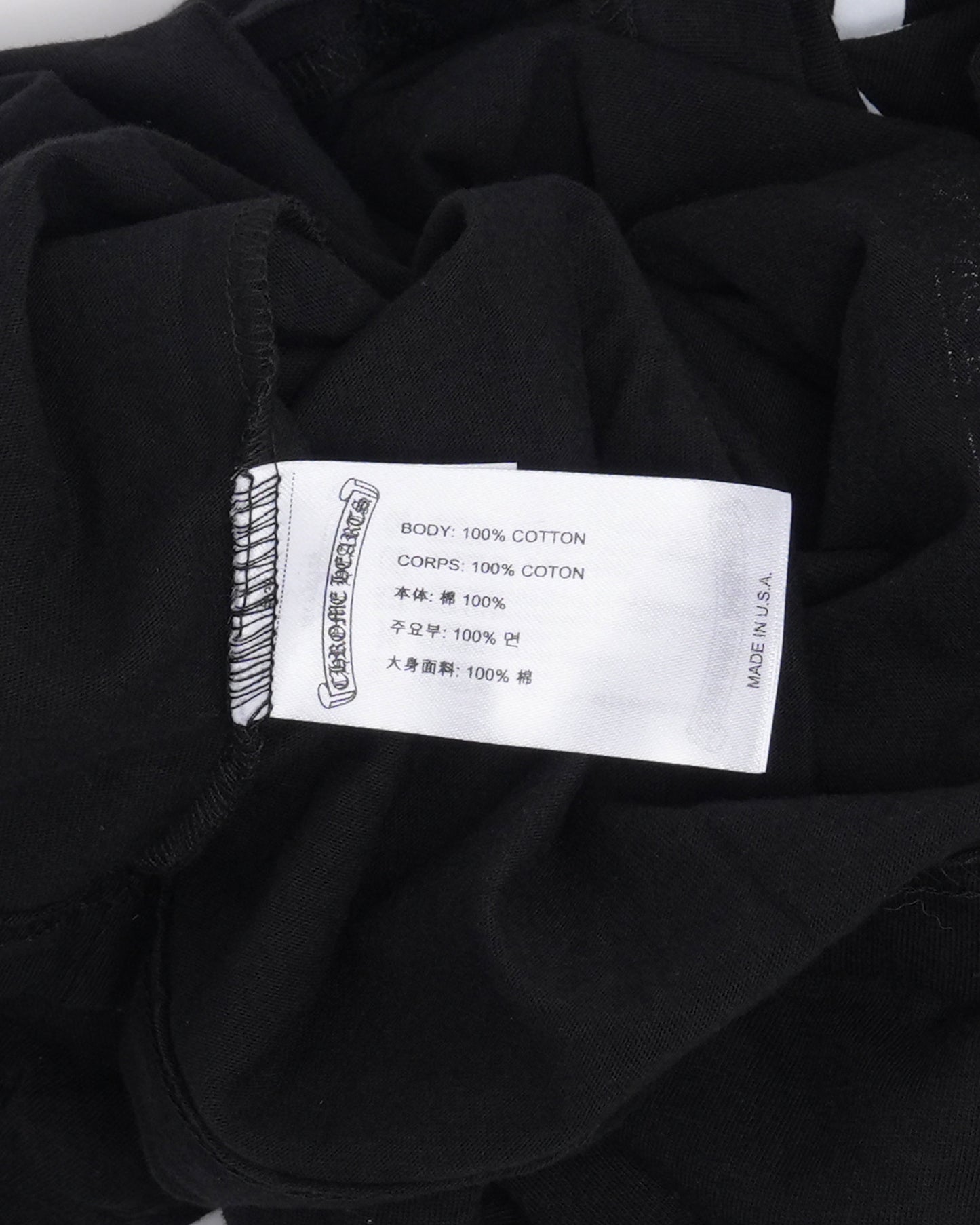 Neck Logo Long Sleeve Pocket T-Shirt