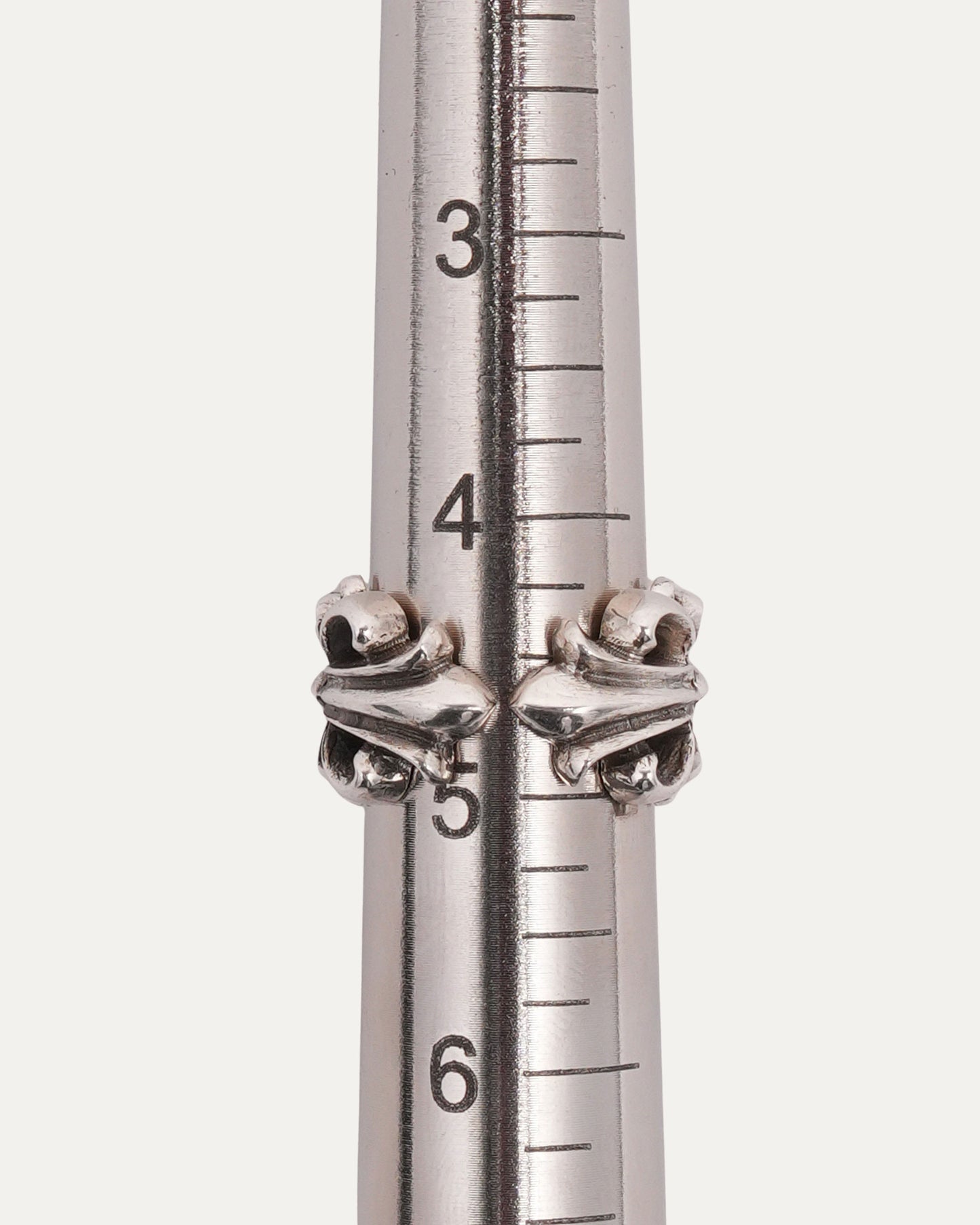 Double Floral Cross Ring