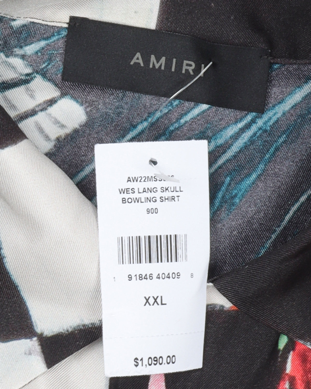 Wes Lang Checkered Silk Bowling Shirt