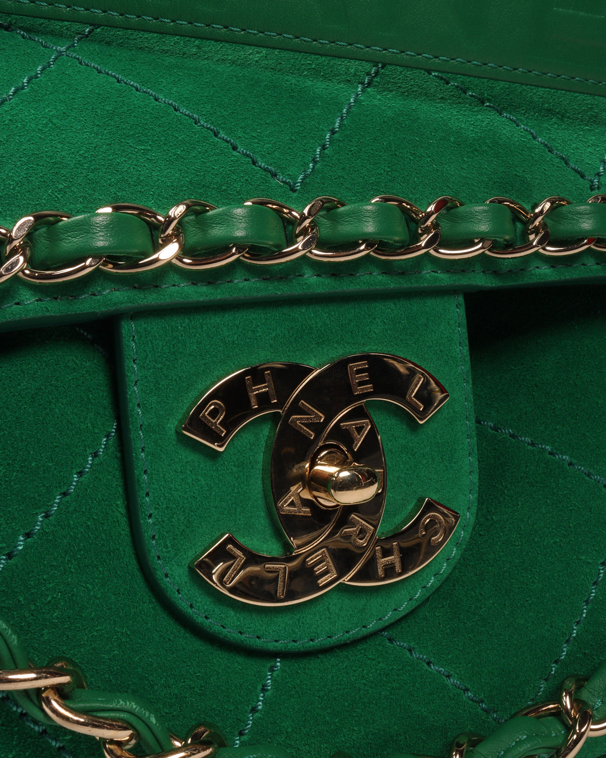 Pharrell Suede Lambskin XXL Flap Bag