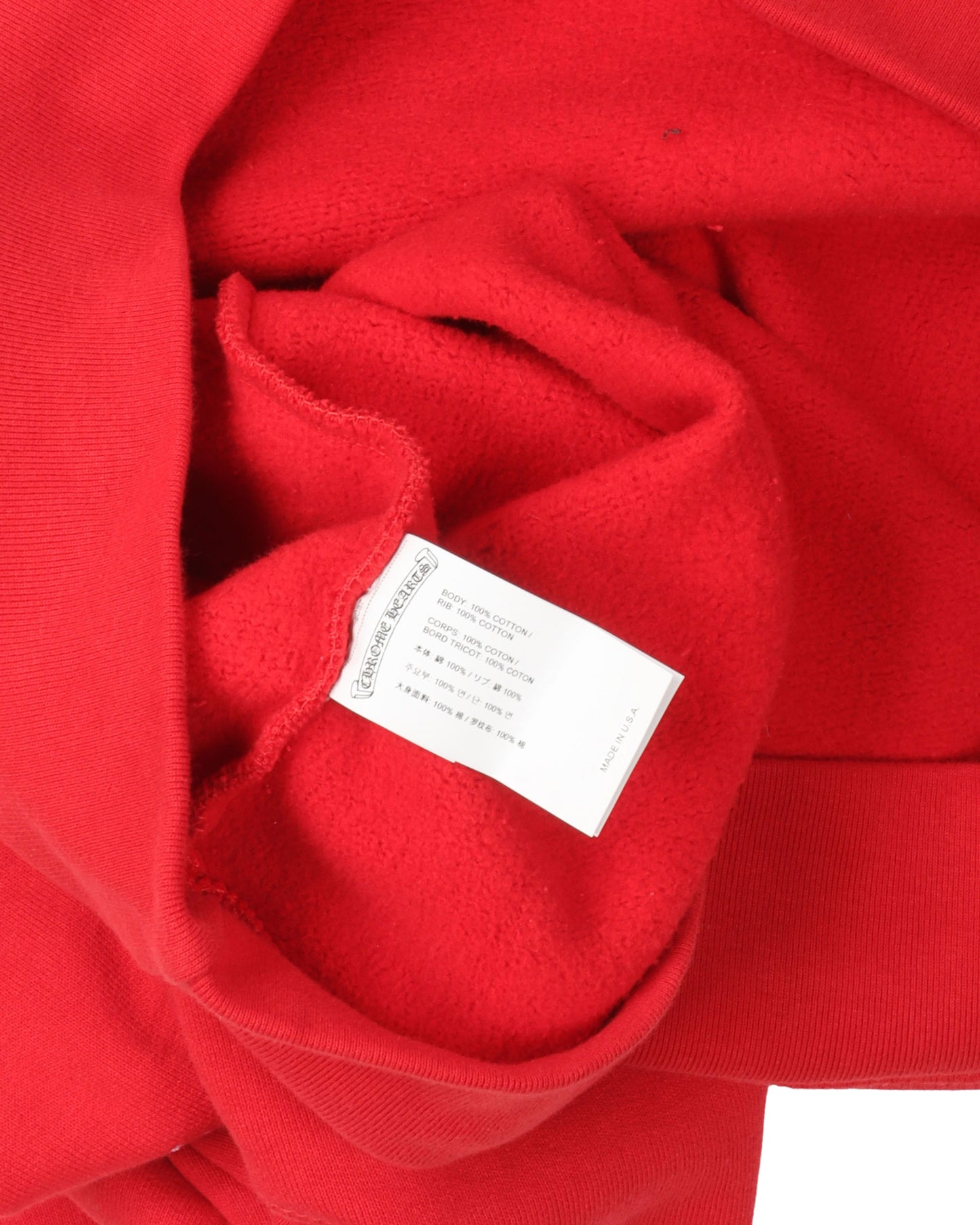 Triple Cross Embroidered Hoodie