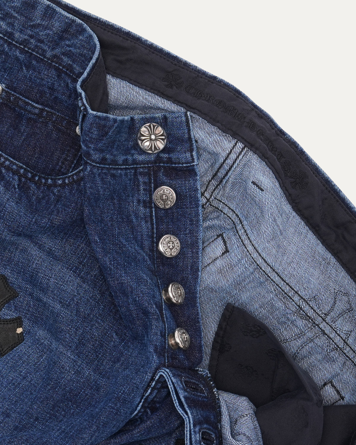Cross Patch Turbo Diesel Fleur Knee Jeans