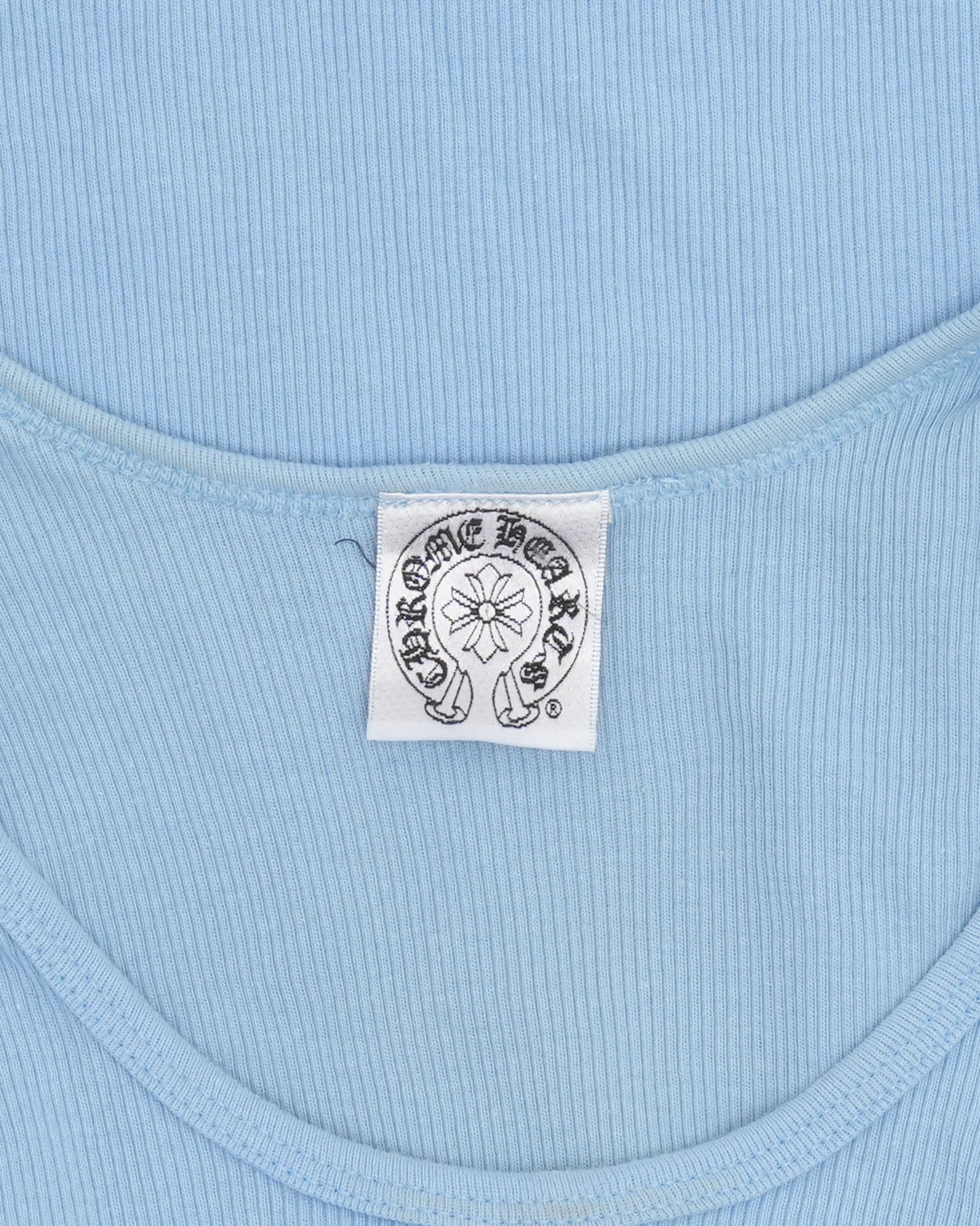 Rhinestone Embellished Horseshoe Logo Tank Top