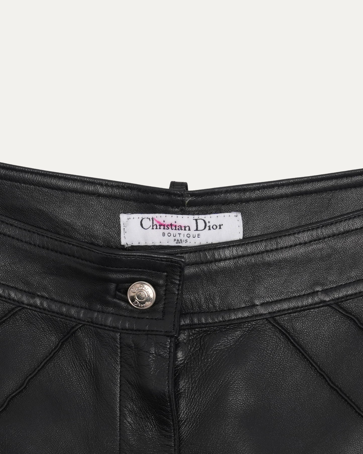 Galliano Era Leather Pants