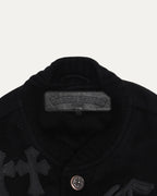 Cross Patch Cashmere Varsity Jacket