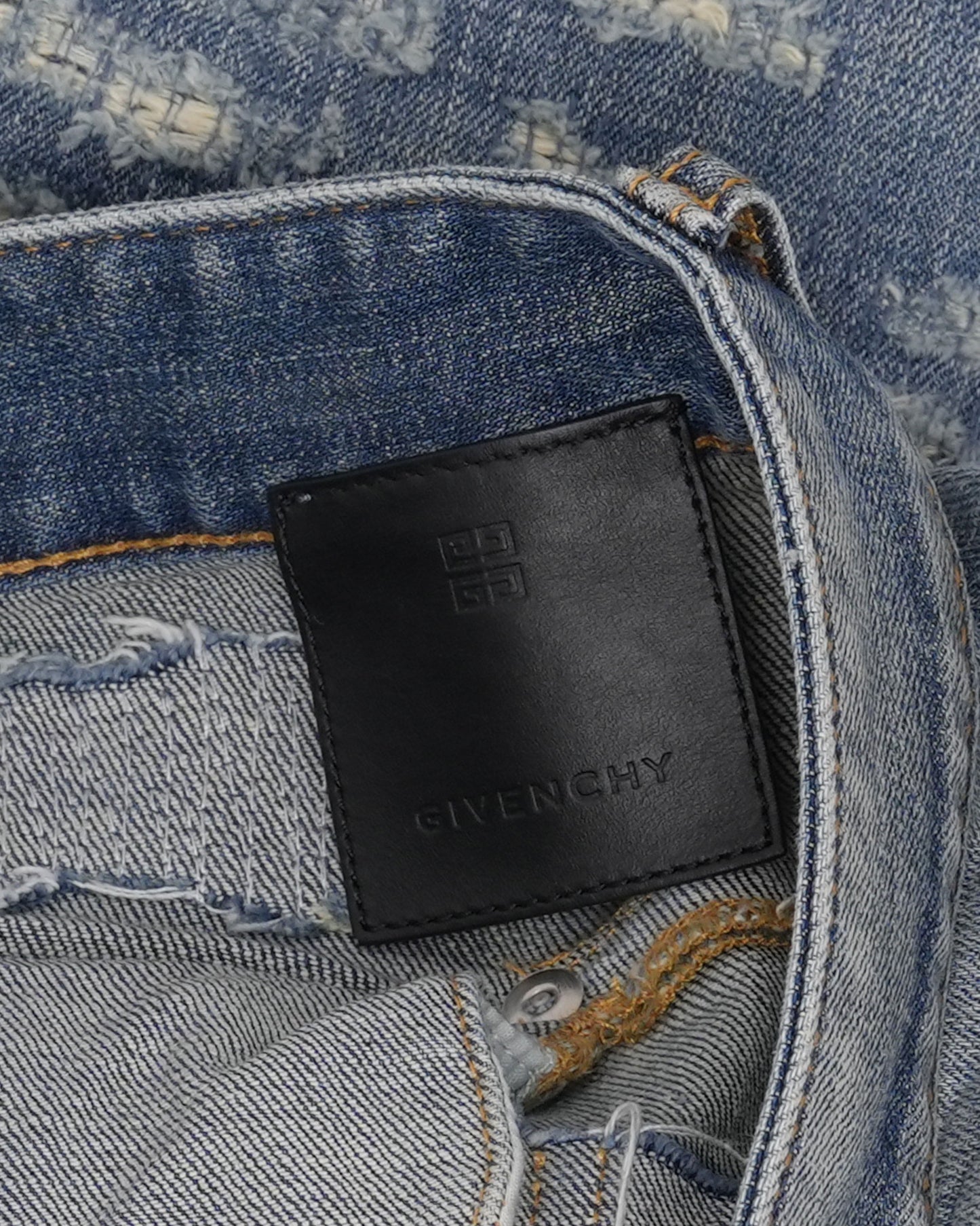 Studded Repaired Jeans