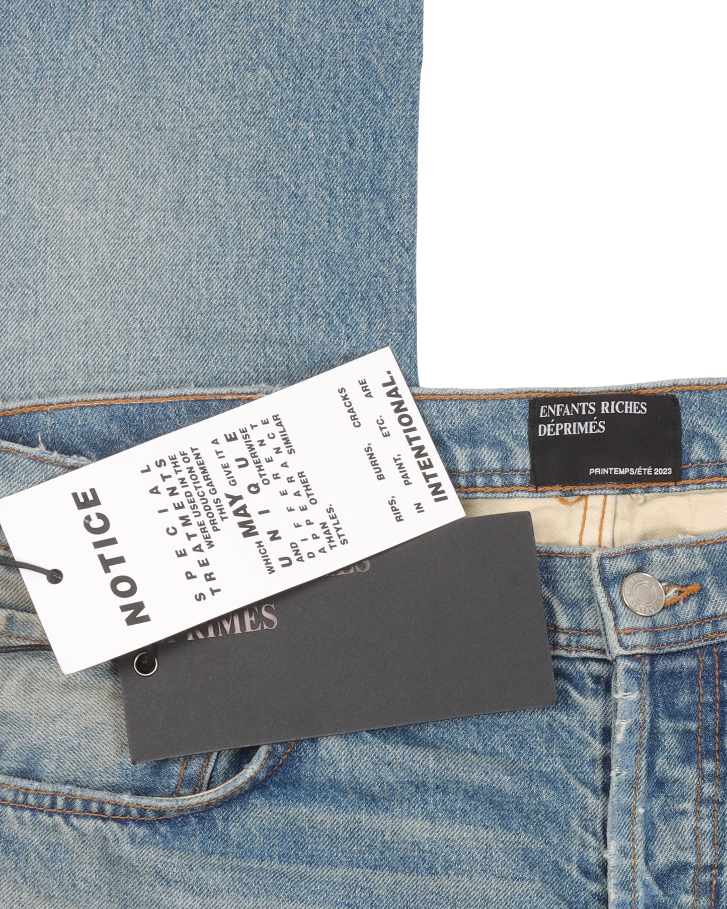Flared Distressed Jeans