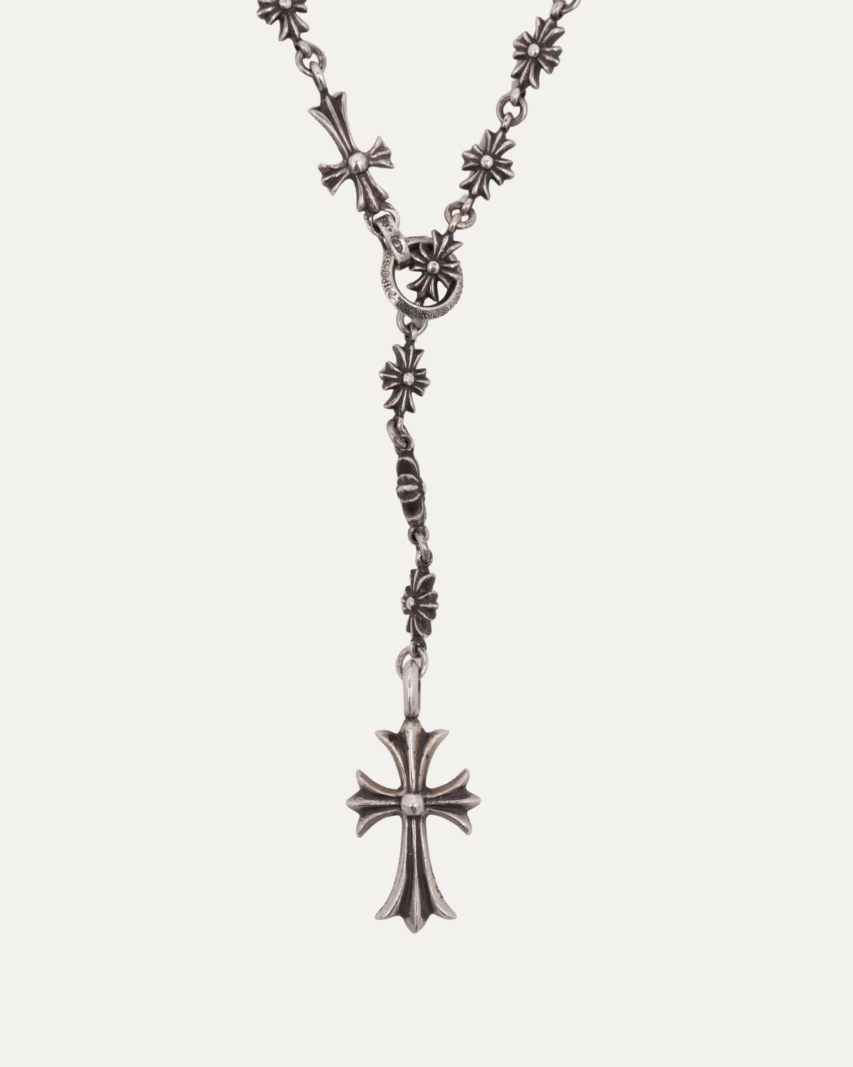 Diamond Tiny E Choke Chain Necklace